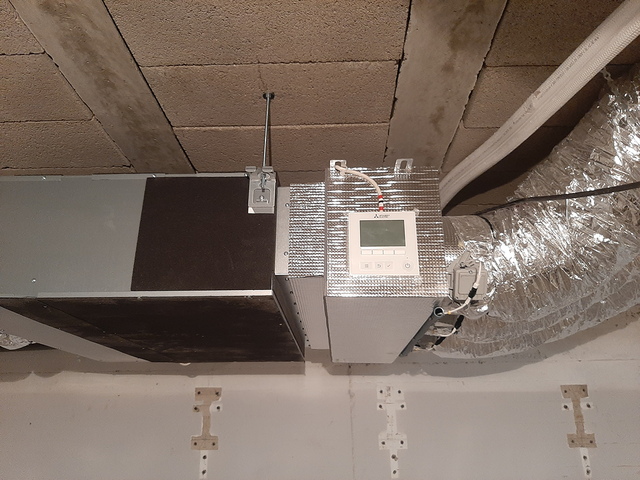 Installation de clim gainable dans les combles à Béziers