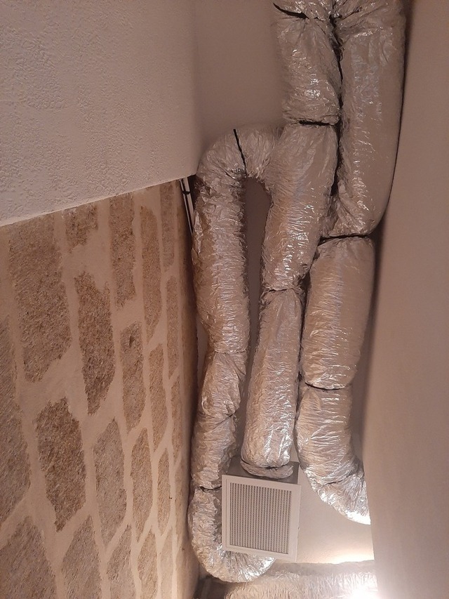 Installation d'une climatisation gainable dans des chambres - Montagnac
