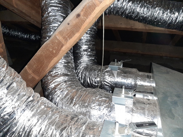 Installation de clim gainable dans les combles à Béziers